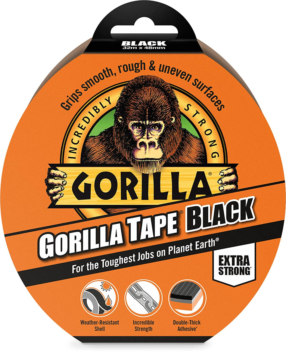 Gorilla Tape 32m (Black)