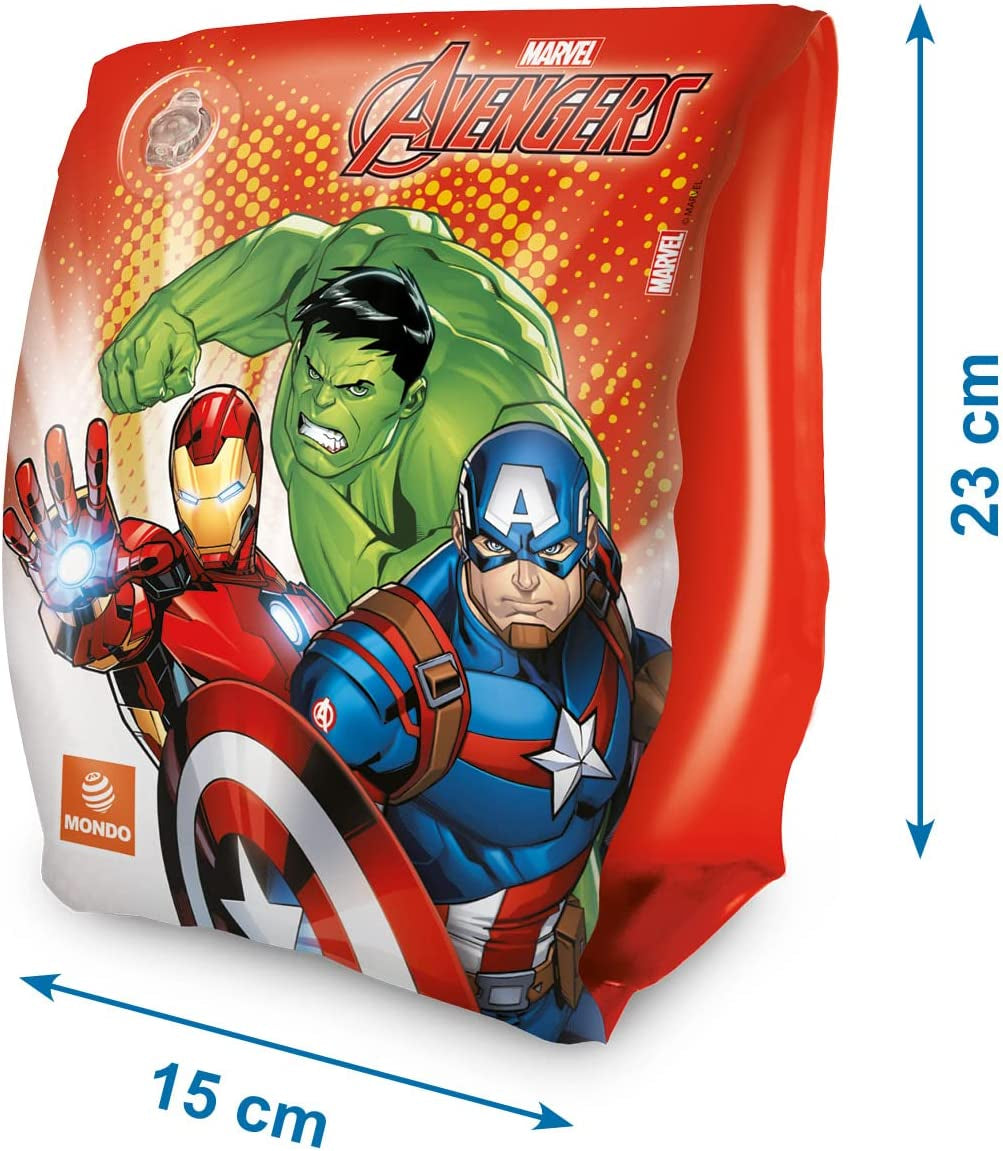 Toys - AVENGERS Arm Bands - Children'S Safety Armrests - PVC Material - Suitable for Children from 2 to 6 Years with Weight 6-20 Kg - 16932