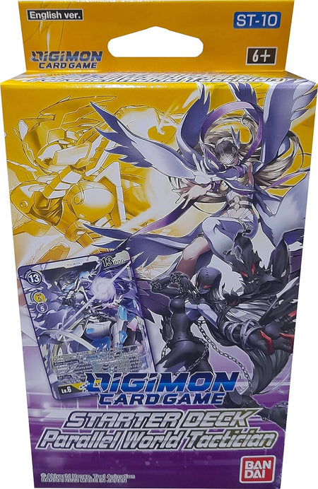 Digimon Card Game: Starter Deck - Parallel World Tactician ST10 | Card Game | Ages 6+ | 2 Players | 10 Minutes Playing Time, Multicolor (BCL2611043)