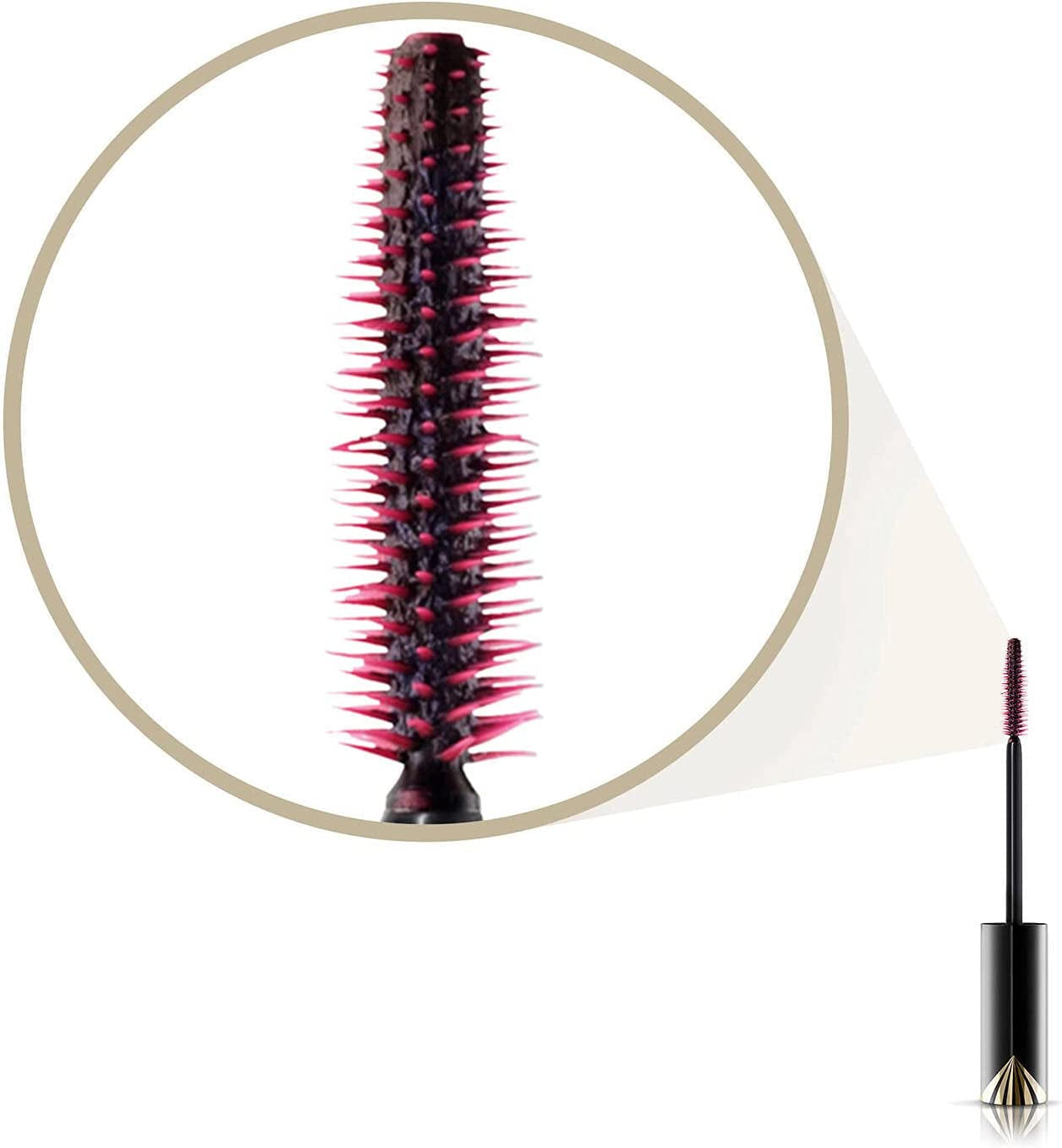 Masterpiece Black Black Mascara Defining and Volumising Liquid Eye Cosmetic Brush X1 X1 Max Standard Female Eyelash 1 Mu