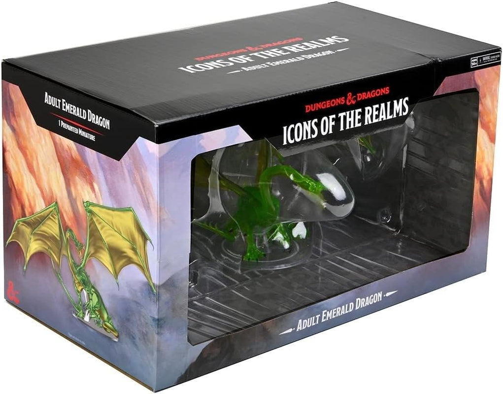 Adult Emerald Dragon Premium Figure: D&D Icons of the Realms