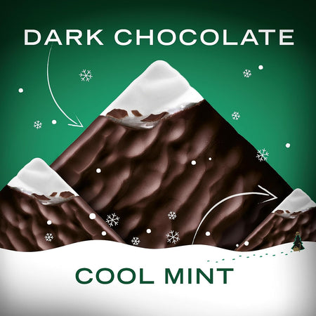 after Eight Dark Mint Chocolate Box 300G | Thin Squares of Mint Fondant Wrapped in Dark Chocolate | Christmas Chocolate Gift |Festive Chocolate Box |After Dinner Mints