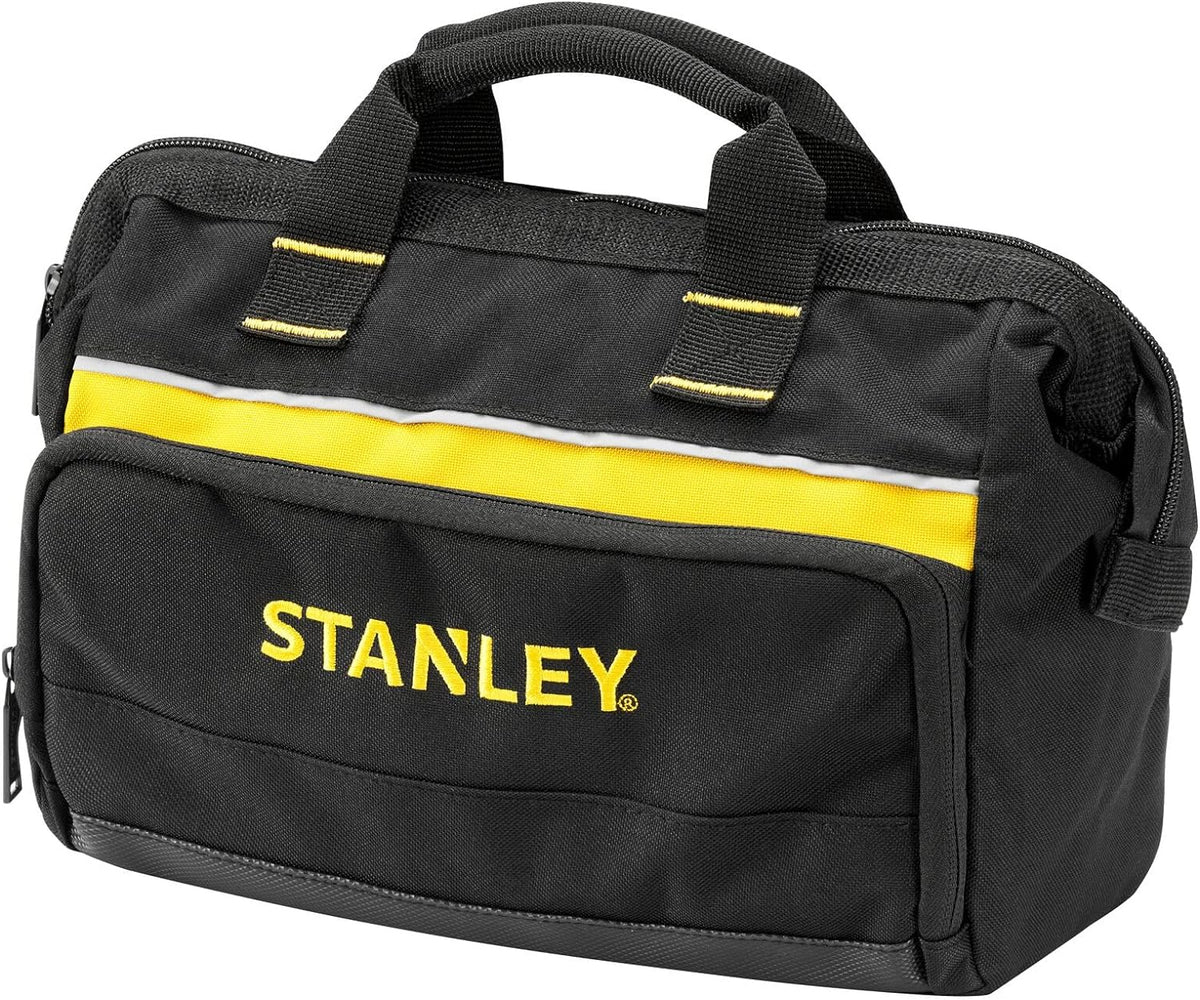 Tool Bag 30 X 25 X 13 Cm in Resistant 600 X 600 Denier with 8 Interior 2 Exterior Pockets and Reinfored Base 1-93-330, Black