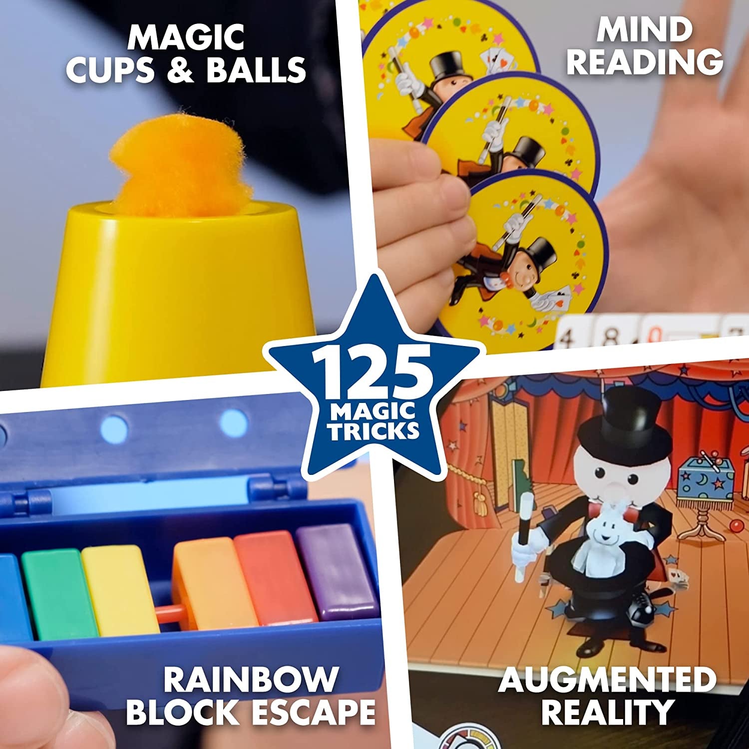 - Kids Magic Set - Box of Tricks, Amazing Magic Tricks for Kids - Magic Made Easy Range - Includes Magic Wand, Card Tricks + Much More - Suitable for Age 6+ - 125 Magic Tricks