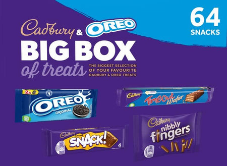 & OREO 64 Big Box of Treats, Assorted Chocolates, Perfect Gift, 1790 G