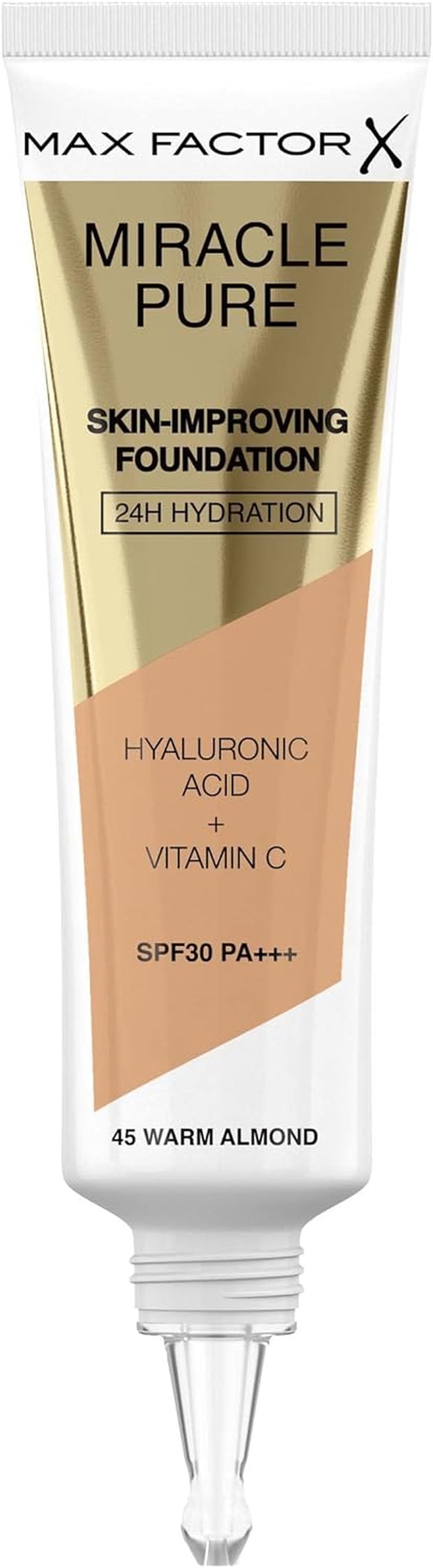 Miracle Pure Foundation, Warm Almond 45