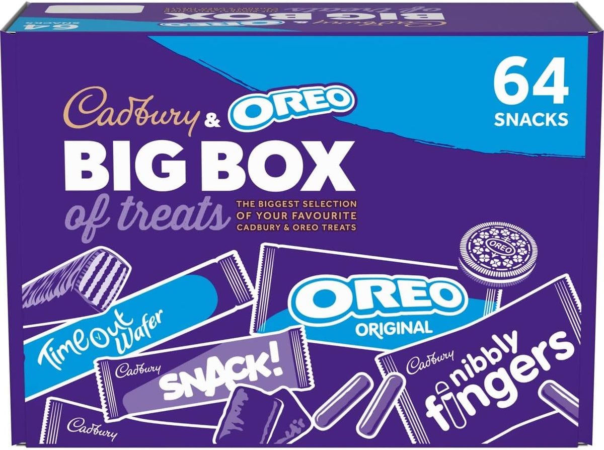 & OREO 64 Big Box of Treats, Assorted Chocolates, Perfect Gift, 1790 G