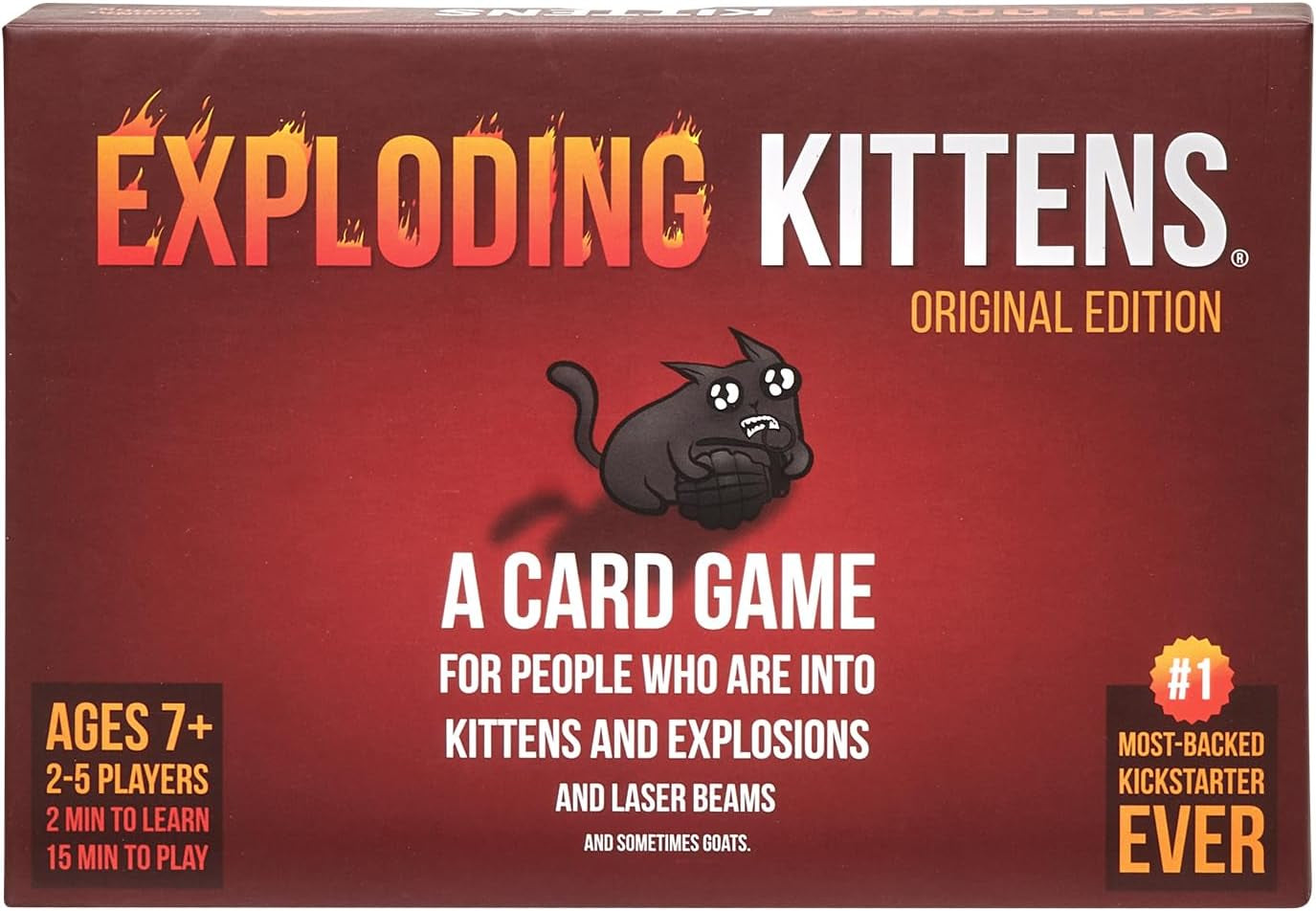 Card Game - Original Edition, Fun Family Games for Adults Teens & Kids - Fun Card Games - 15 Min, Ages 7+, 2-5 Players