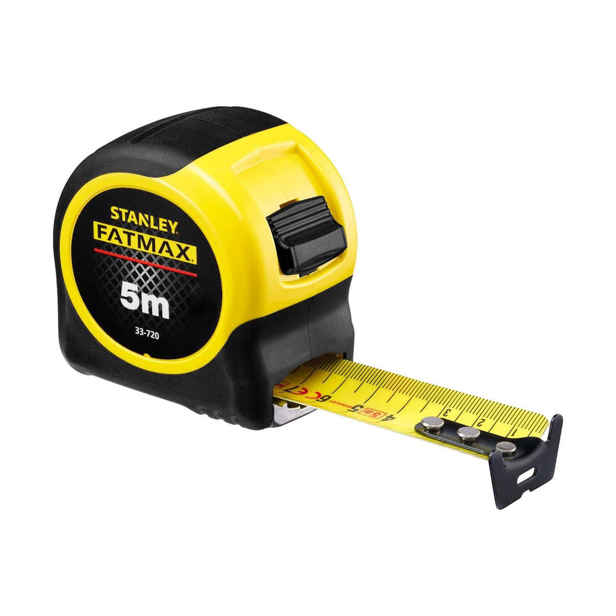 FATMAX Tape Measure Blade Armor 5 M Metric Shock Resistant with Mylar Coating and Cushion Grip 0-33-720