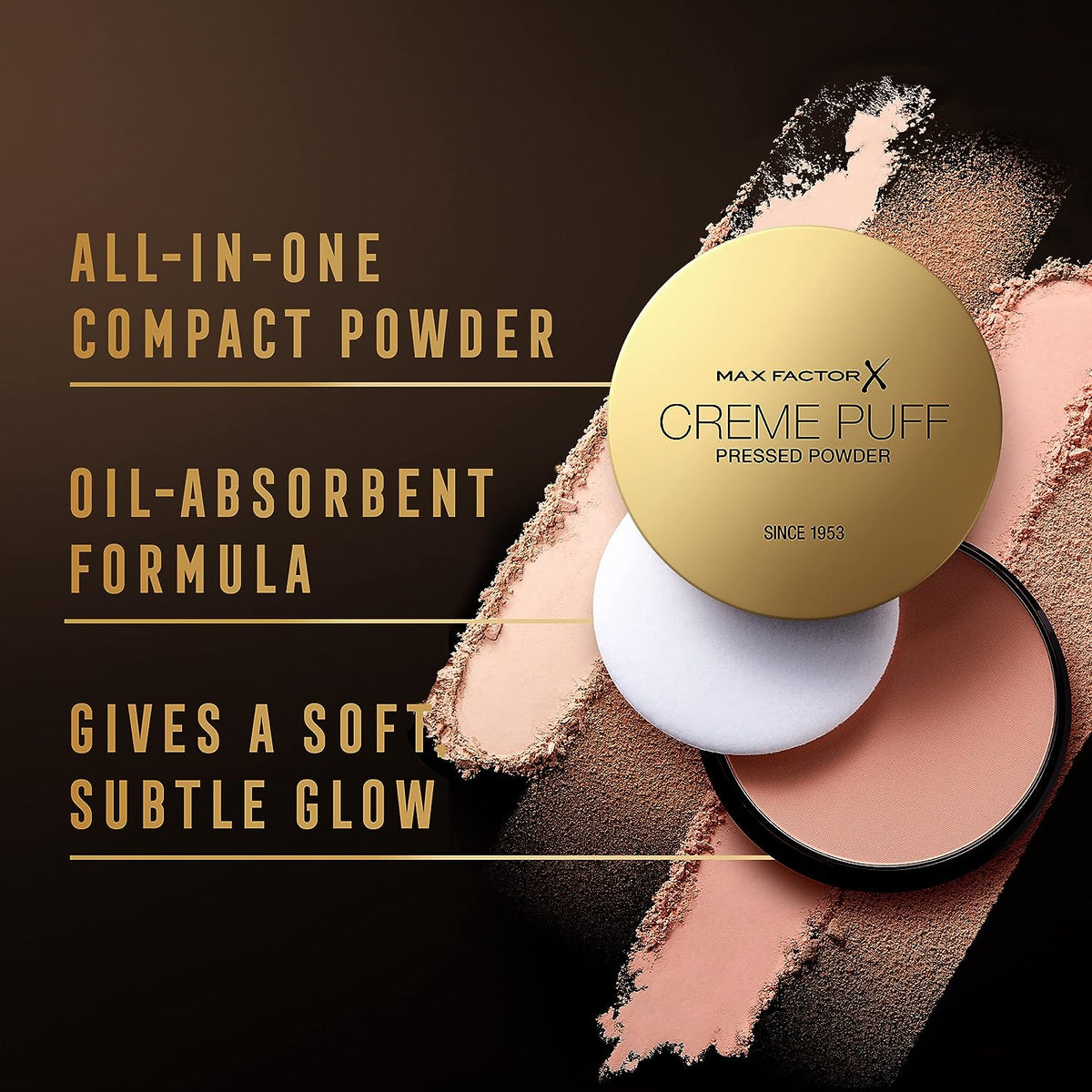 Crème Puff Pressed Powder, 41 Medium Beige, 14G