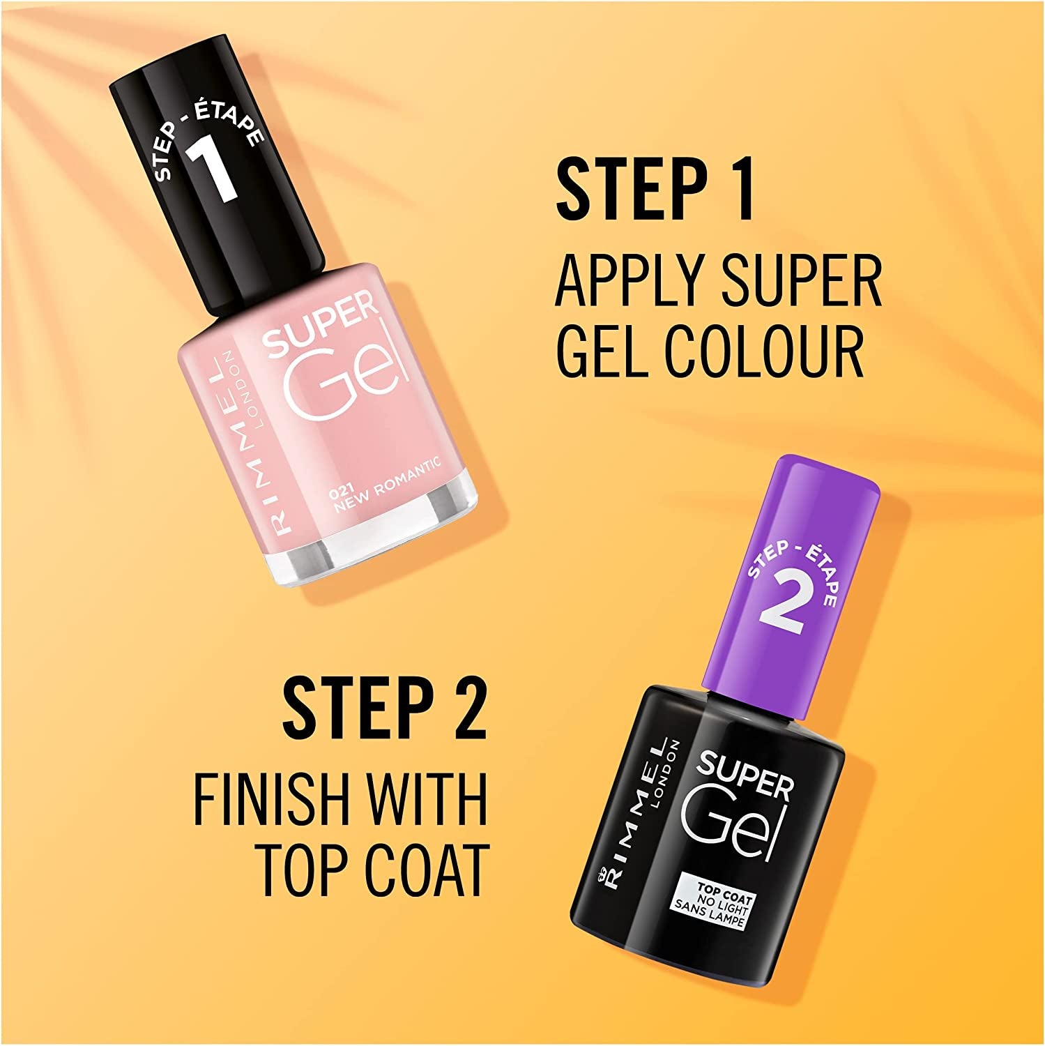 London Super Gel Top Coat Nail Polish, 12Ml