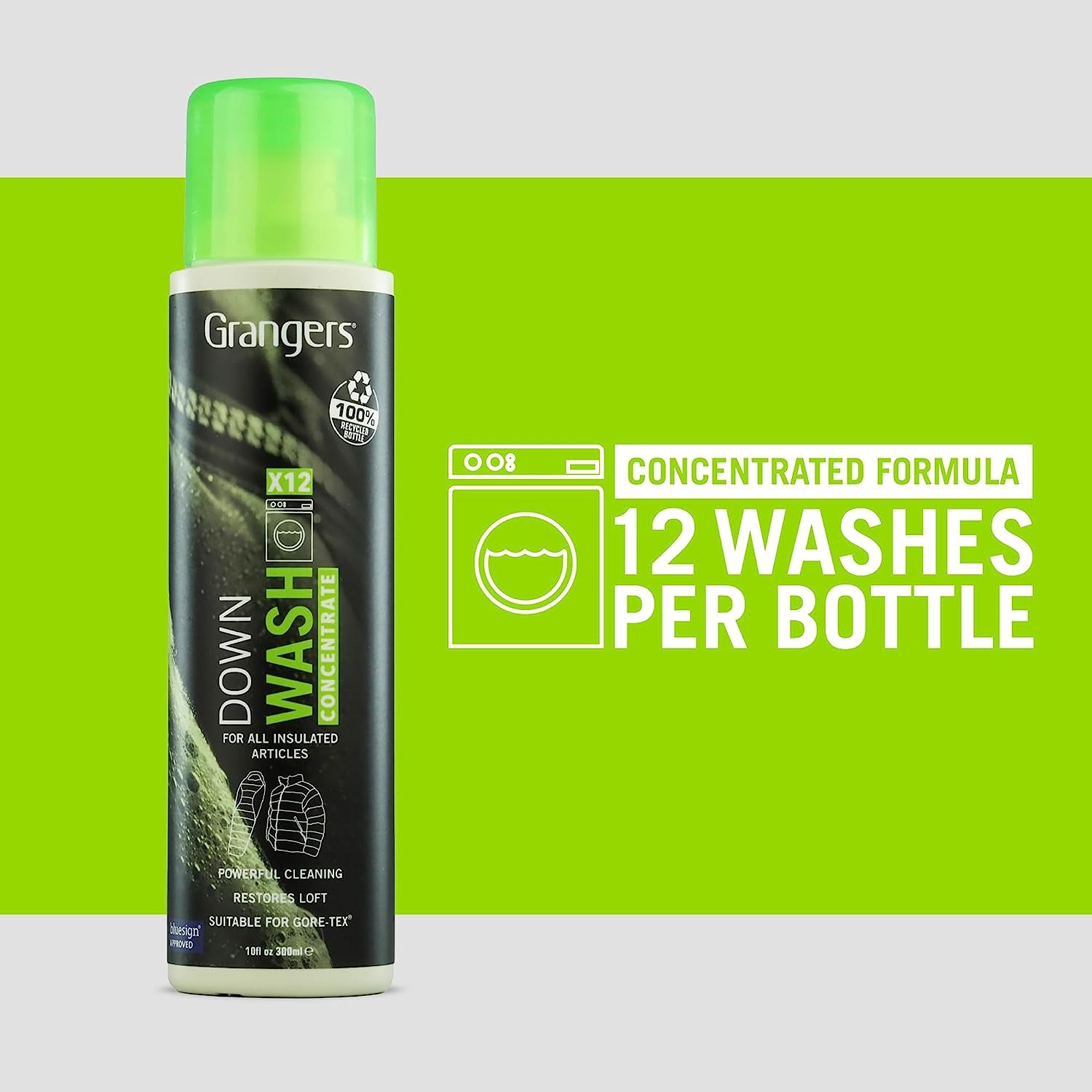 down Wash | 300Ml | Cleans, Refreshes and Restores the Loft and Appearance of All down and Synthetic Down