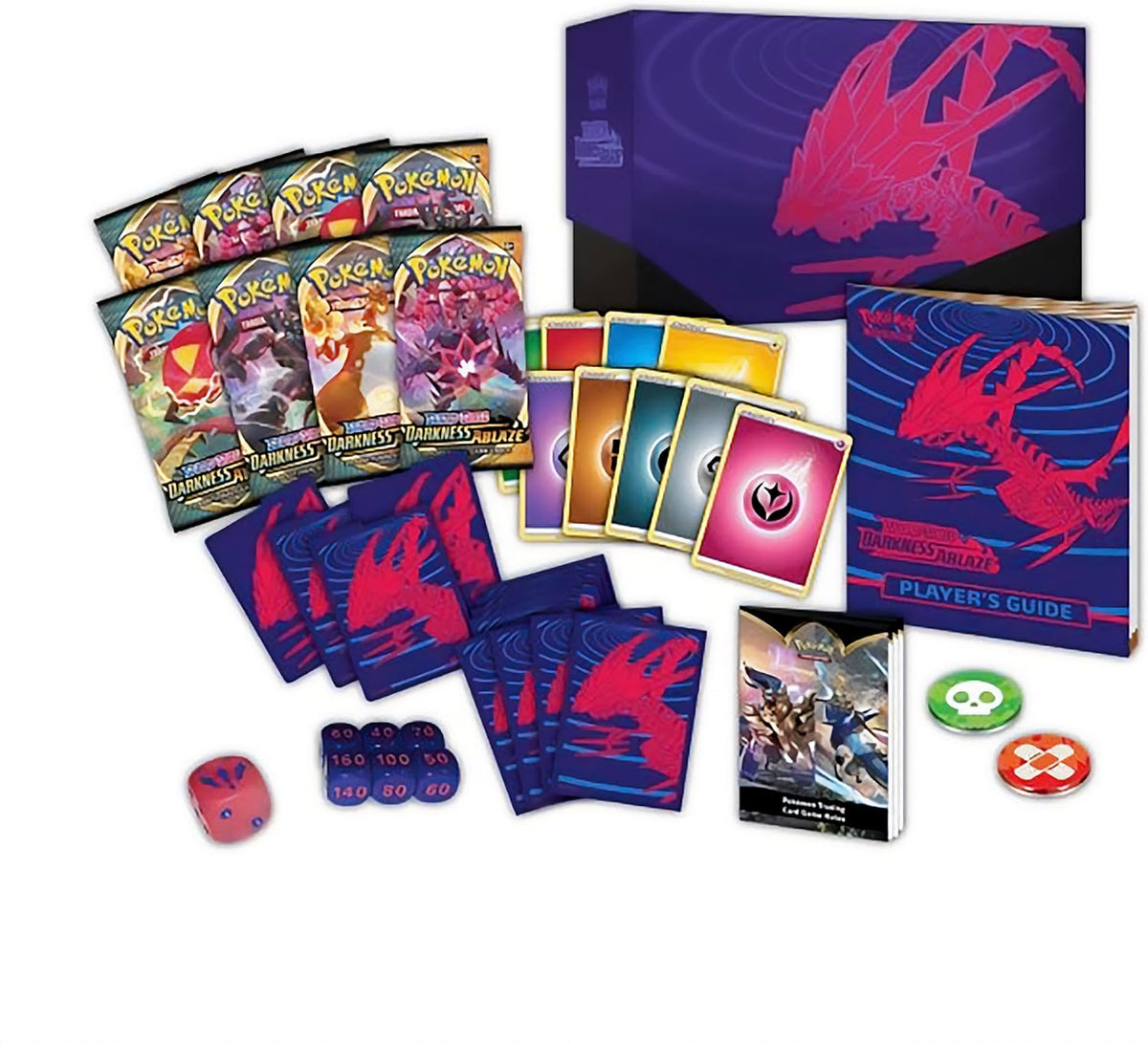 TCG: Sword & Shield—Darkness Ablaze Elite Trainer Box (8 Boosters & Premium Accessories)