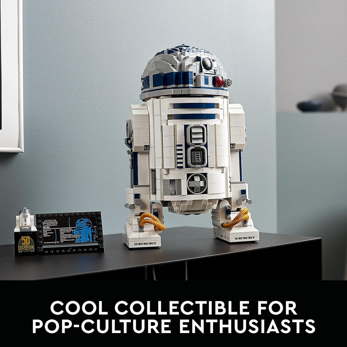 75308 Star Wars R2-D2 Droid Building Set for Adults, Collectible Display Model with Luke Skywalker’S Lightsaber