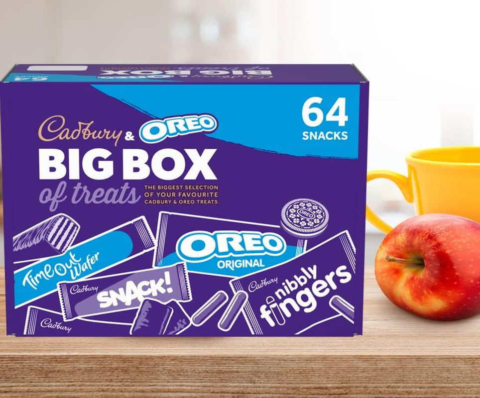 & OREO 64 Big Box of Treats, Assorted Chocolates, Perfect Gift, 1790 G