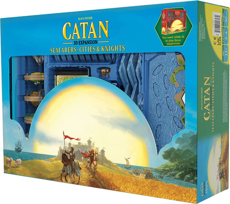 Studios, 3D Expansion: Seafarers, Cities and Knights, Board Game, Ages 12+, 3-4 Players, 90+ Minutes Playing Time, CN3172, 2. Expansion