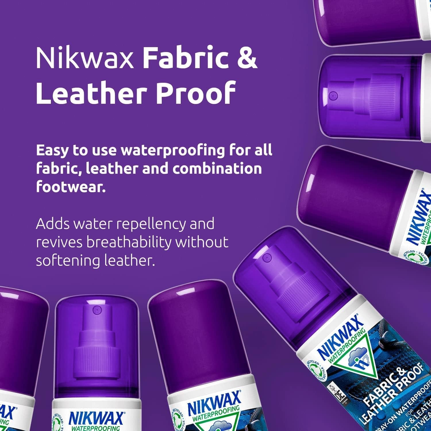 Fabric and Leather Proof Spray-On, Waterproofer for Combination Footwear, Proofer (Neutral) - 300Ml