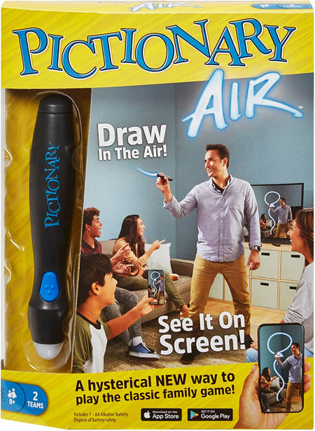 Pictionary Air, Family Board Game for Kids and Adults, Engaging Gift for Kids, Drawing Game for 2 Teams with Multiple Players, Ages 8 and Up, GJG17