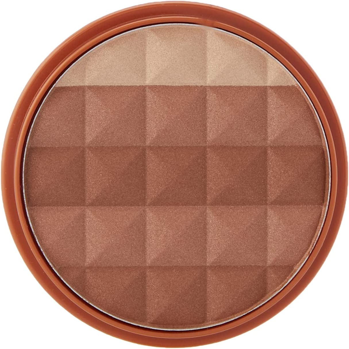 London Radiance Shimmer Brick Pressed Bronzer, Light-As-Air Contouring Formula, 002 Medium, 12 G