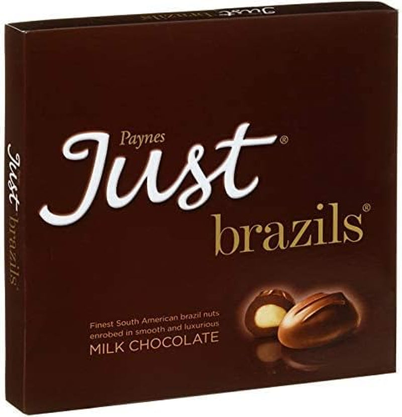 Just Brazils Milk Chocolate, 180G (Pack of 3)