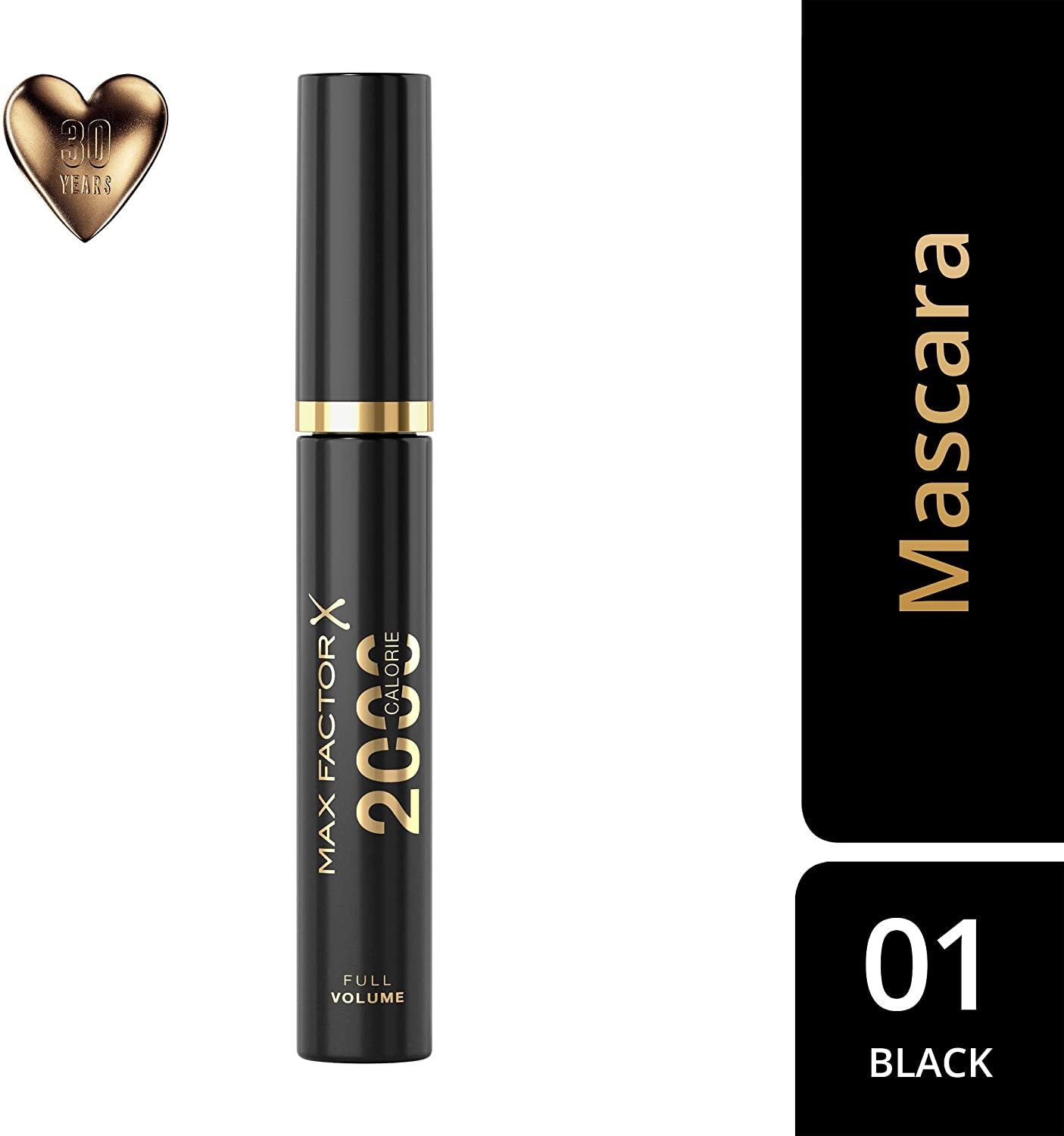 2000 Calorie Dramatic Volume Mascara Black, 9 Ml (Pack of 1), Packaging May Vary