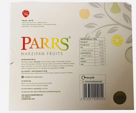 Parrs Marzipan Fruits 150G X2 Bundle