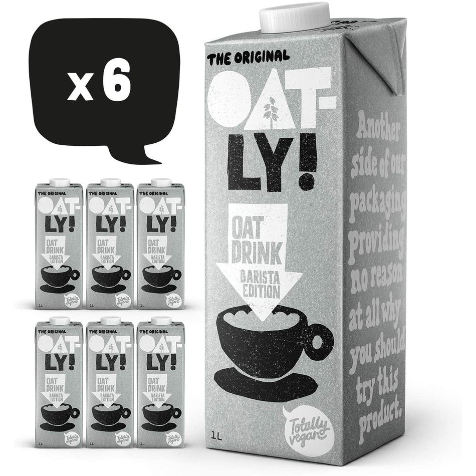 OATLY Oat Drink Barista Edition, Pack of 6