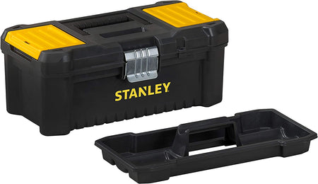 STST1-75515 Low Essential Tool Box, Black/Yellow, 12.5-Inch