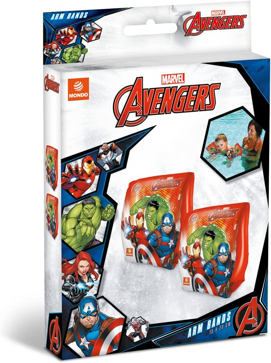 Toys - AVENGERS Arm Bands - Children'S Safety Armrests - PVC Material - Suitable for Children from 2 to 6 Years with Weight 6-20 Kg - 16932