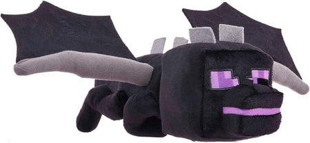 Minecraft Ender Dragoon Plush Figure with Lights and Sounds, Video-Game Collectible Toy, Gift for Fans Age 3 Years Old & Up