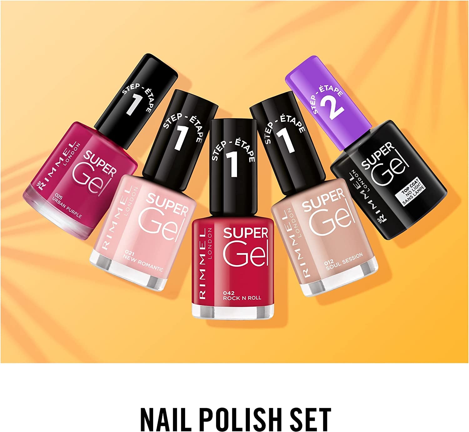 London Super Gel Top Coat Nail Polish, 12Ml