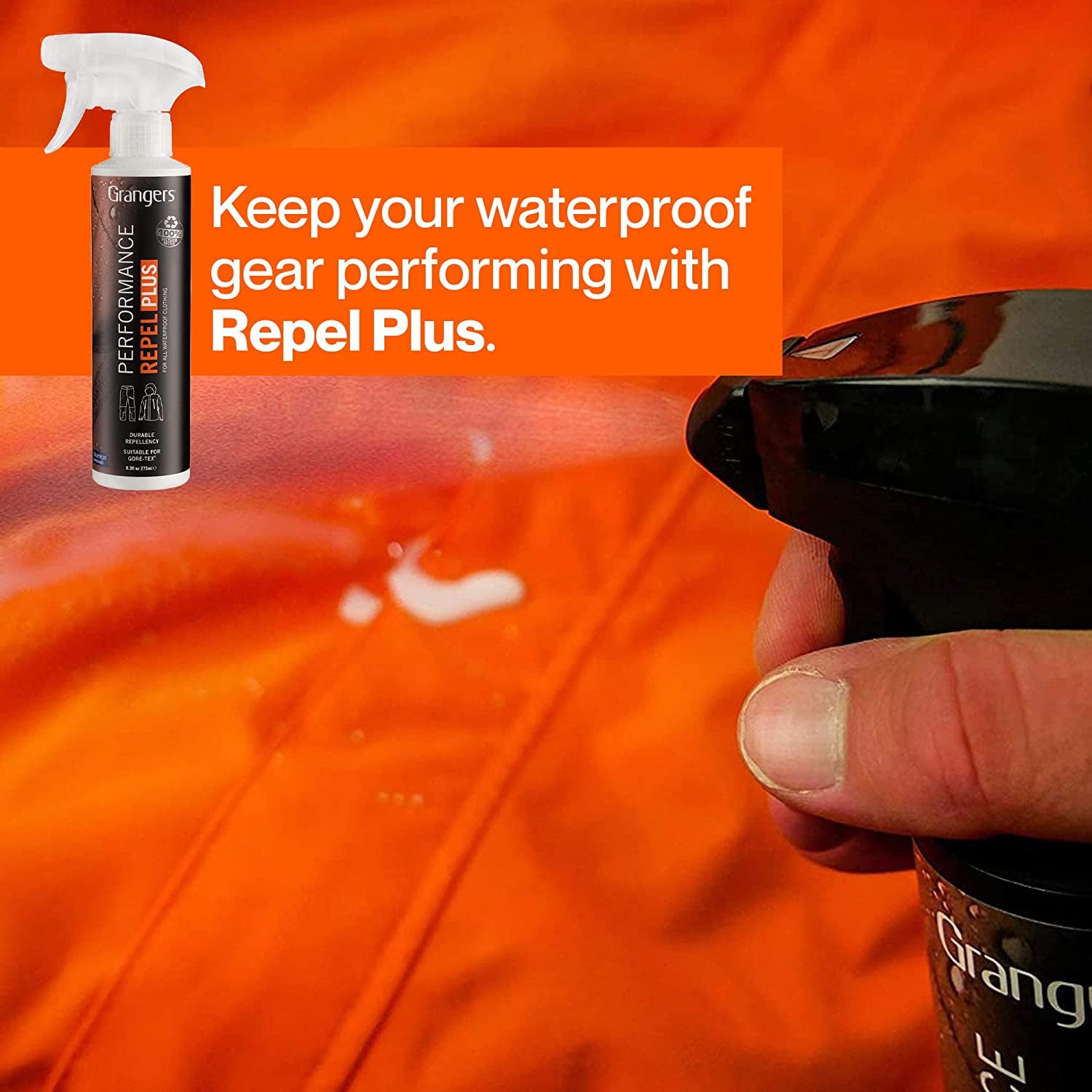 Performance Repel plus | 500Ml | Powerful Spray-On Waterproofer for Outdoor Clothing