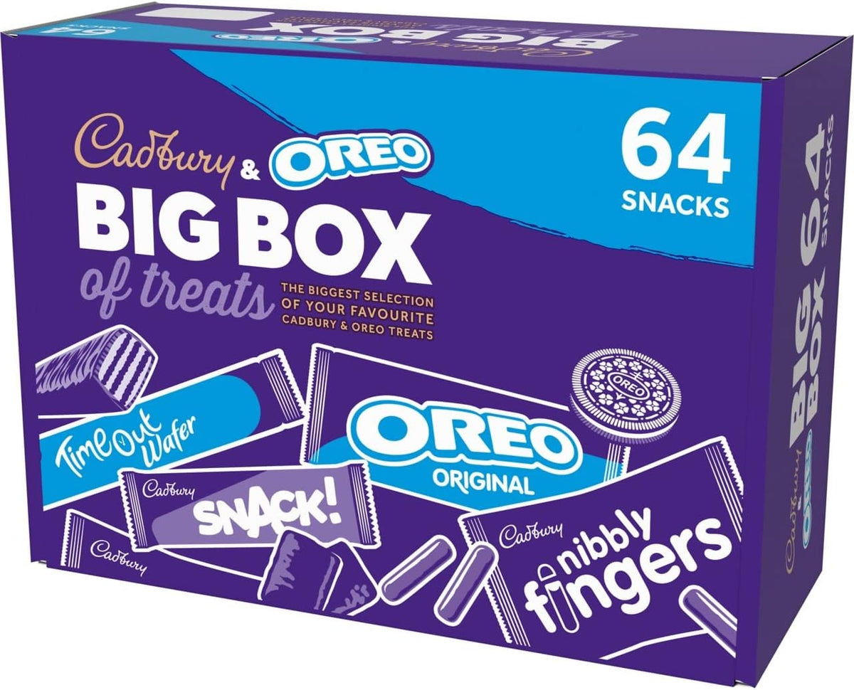 & OREO 64 Big Box of Treats, Assorted Chocolates, Perfect Gift, 1790 G