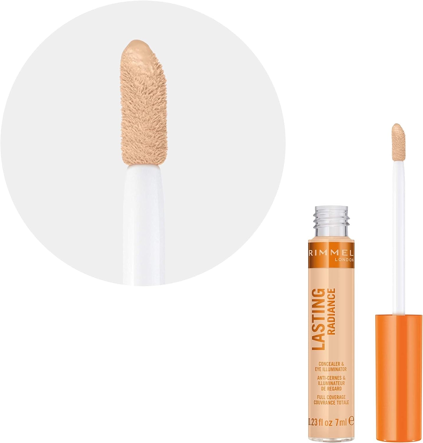 Lasting Radiance Full Coverage Concealer and Eye Illuminator, 10 Ivory, 7Ml