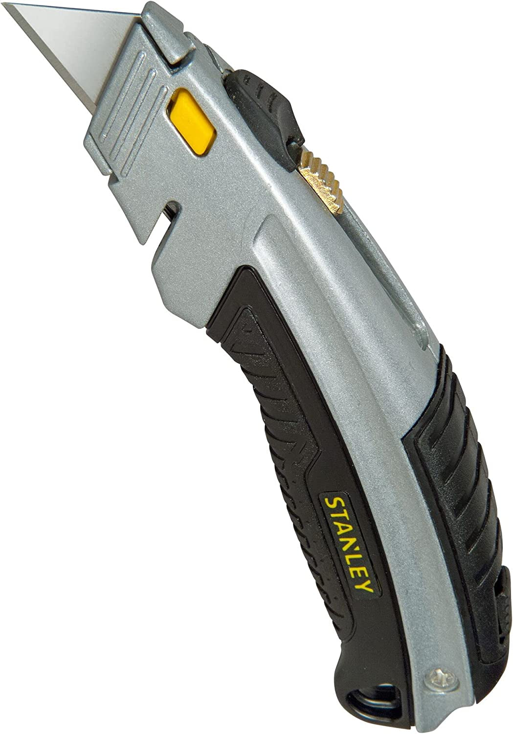 Instantchange Retractable Blade Heavy Duty Utility Knife with Interlocking Nose Design and Quick Blade Change 0-10-788