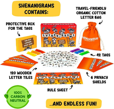 : the Mega-Mischievous Word Game! a Super Fun & Fast Family Party Game for Kids, Teens & Adults - Great for Travel, Couples & Family Board Games Night