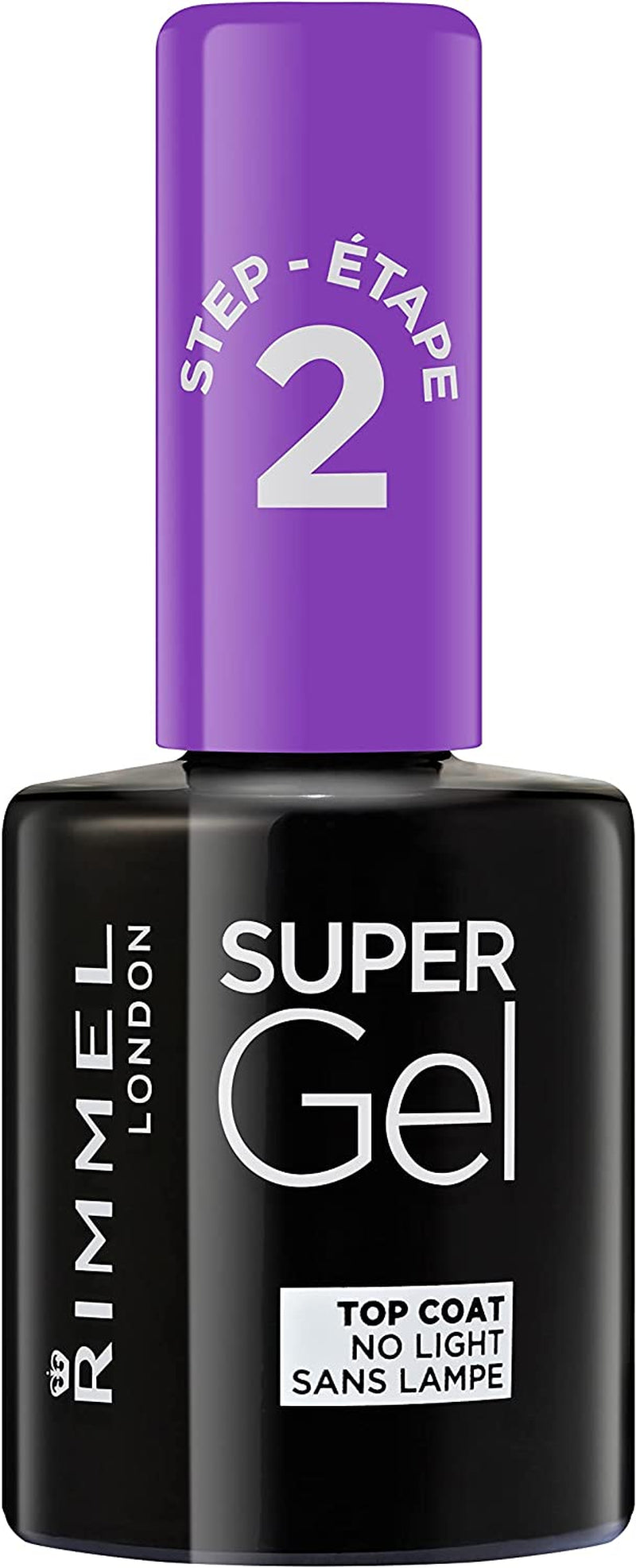 London Super Gel Top Coat Nail Polish, 12Ml