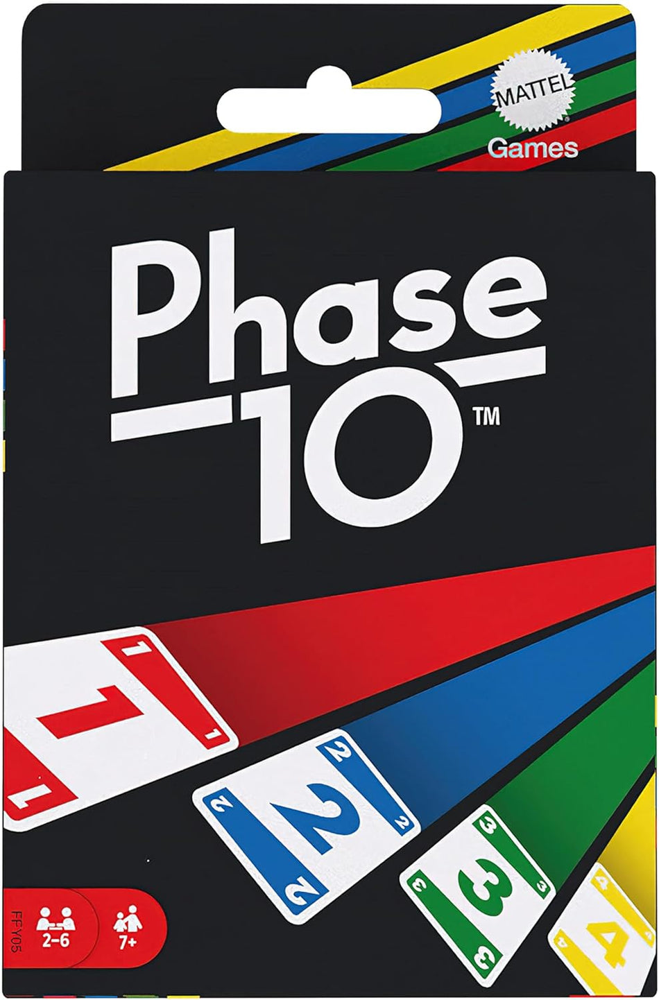 Phase 10 Card Game, Sequences Rummy-Like Card Game, Includes 108 Cards, FFY05