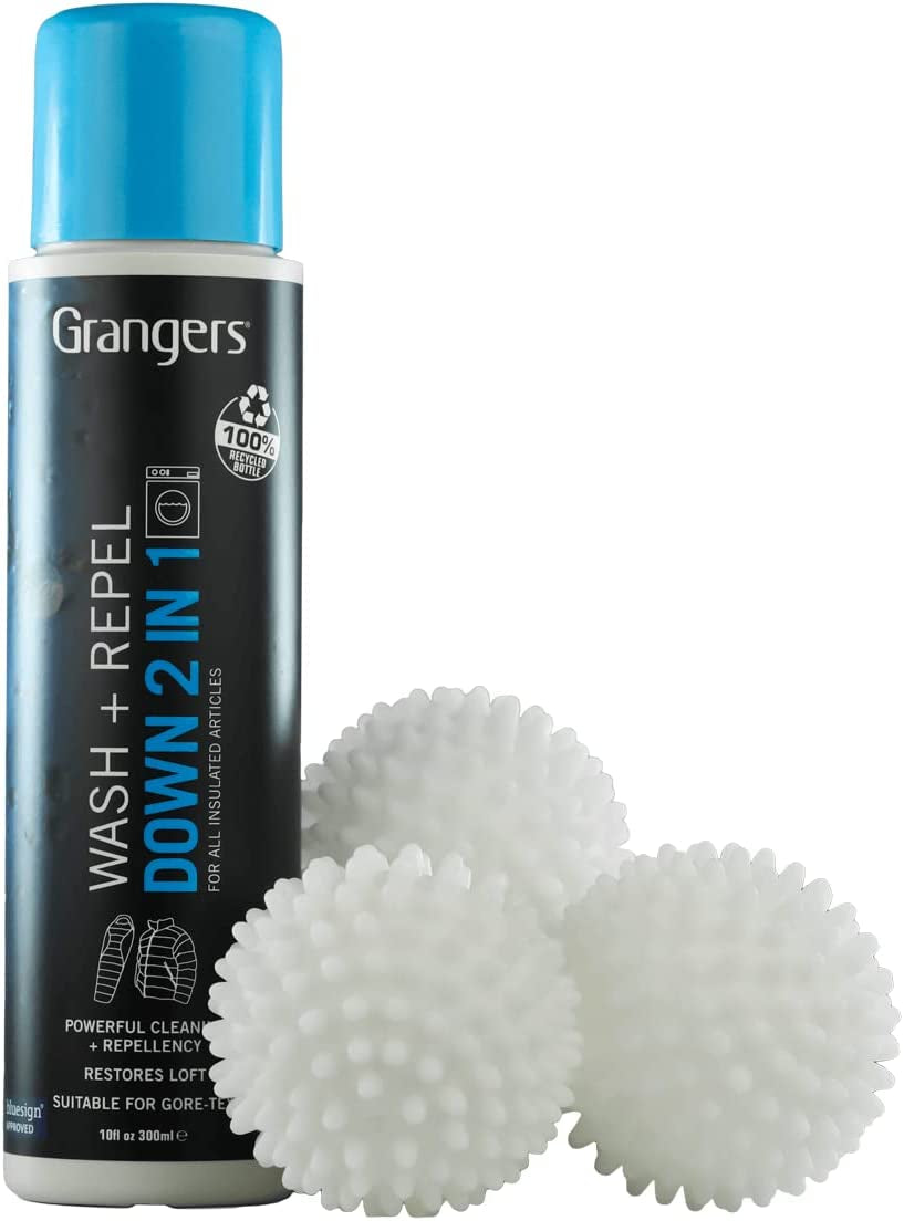 down Care Kit | Includes down Wash and Repel 300Ml | X3 Dry Balls | Perfect for down Jackets | All in 1 Kit