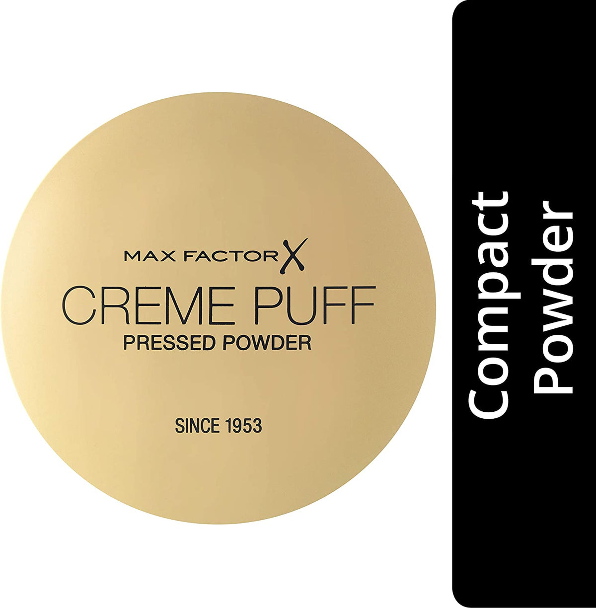 Cream Puff Pressed Compact Powder, Glowing Formula for All Skin Types, 41 Medium Beige, 21 G