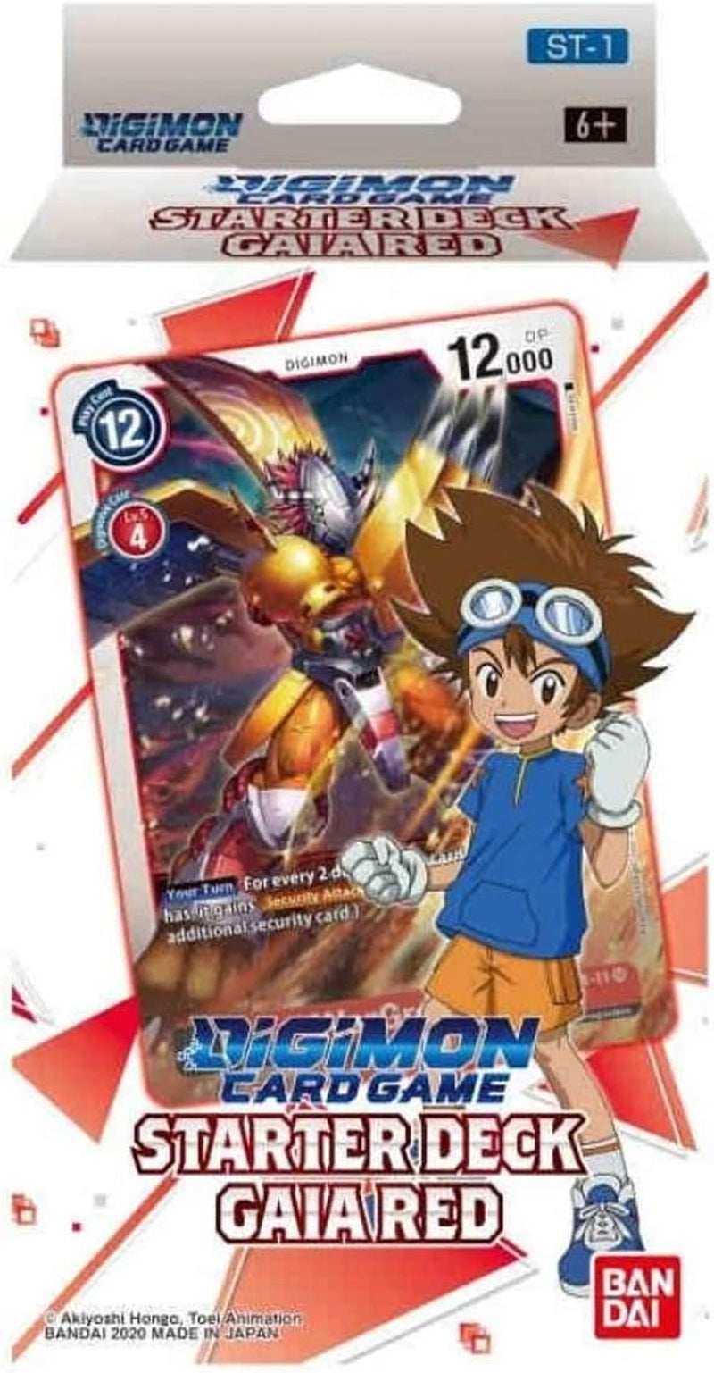 - Digimon Card Game: Starter Deck- Gaia Red - Trading Card Game