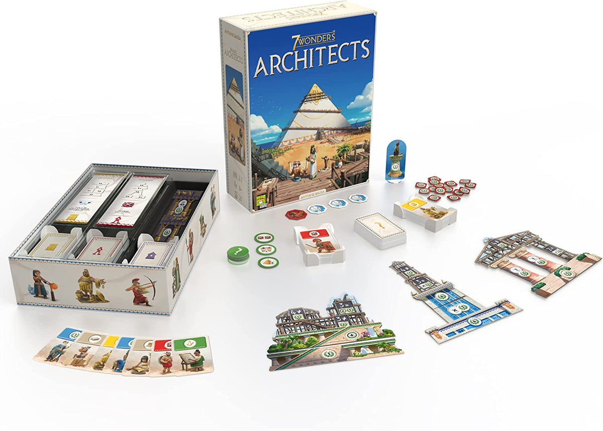 | 7 Wonders Architects | Board Game | Ages 8+ | 2-7 Players | 25 Minutes Playing Time