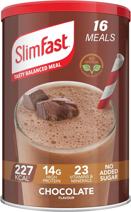 Balanced Meal Shake, Healthy Shake for Balanced Diet Plan with Vitamins and Minerals, High in Fibre, Chocolate Flavour, 16 Servings, 600 G