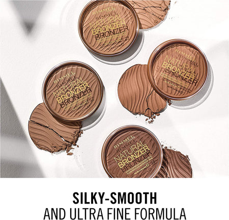 LONDON - Natural Bronzer - Silky-Smooth & Ultra-Fine Bronzing Powder - Sunkissed Look, Mimicking Natural Tan - 002 Sunbronze - 14G