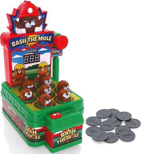 Whack Game with Hammer - a Mole Bashing Game for Kids - Electronic Kids Board Games - Toys for 3-6 Year Old Boys & Girls - Classic Arcade Game - Boys Toys Age 3 plus - FREE Batteries Included