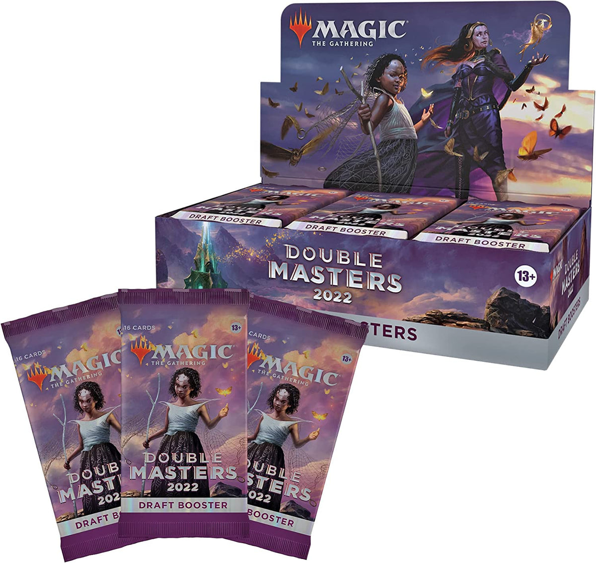 D0655000 Double Masters 2022 Draft Booster Box, 24 Packs, Multi