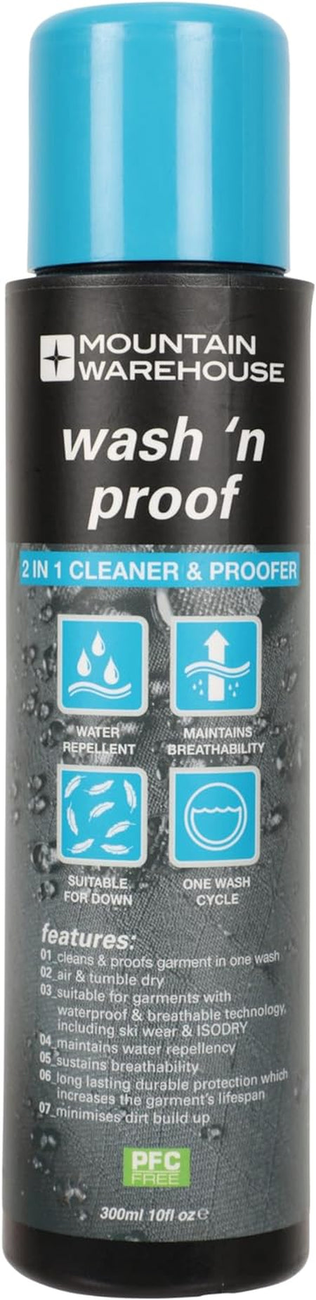 Wash N Proof 300Ml -Breathable Proofer - for Hiking Gear, Clothing