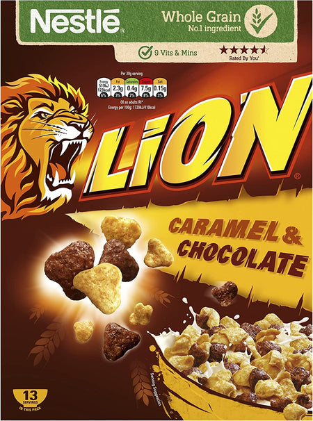 Lion Caramel and Chocolate Cereal 400G