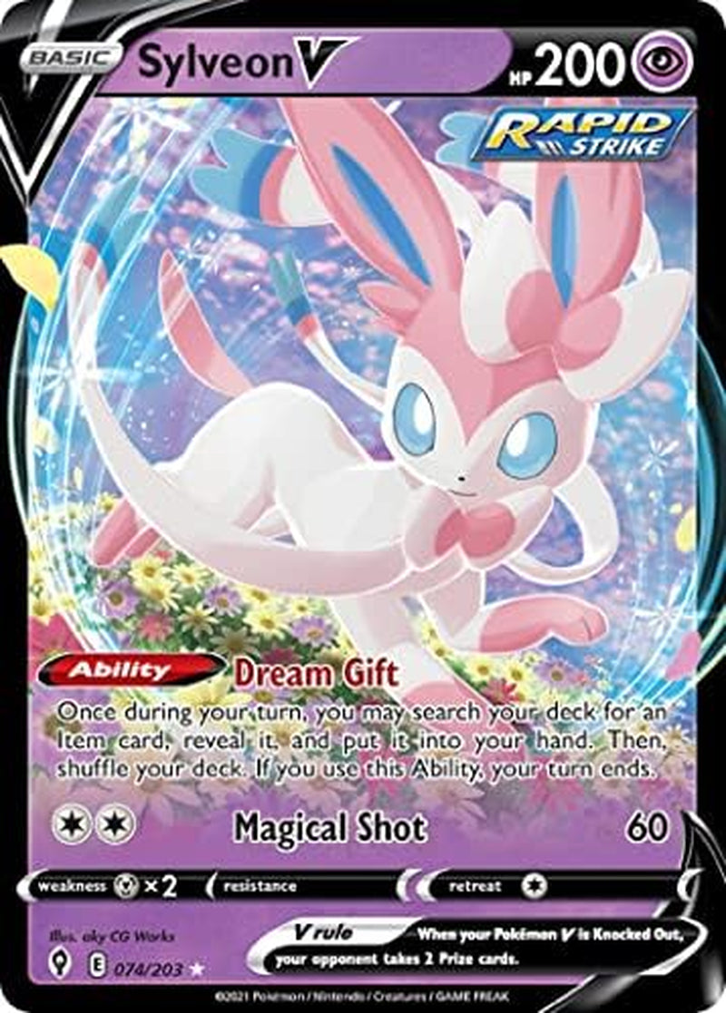 Pokemon Cards: 2022 Spring V Heroes Sylveon V Tin