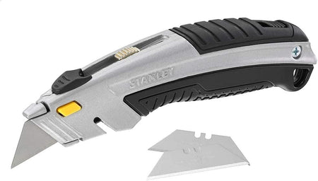 Instantchange Retractable Blade Heavy Duty Utility Knife with Interlocking Nose Design and Quick Blade Change 0-10-788